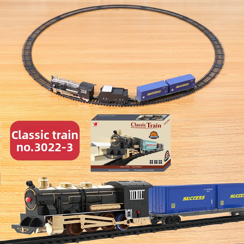 Electric Retro Track Train Toy