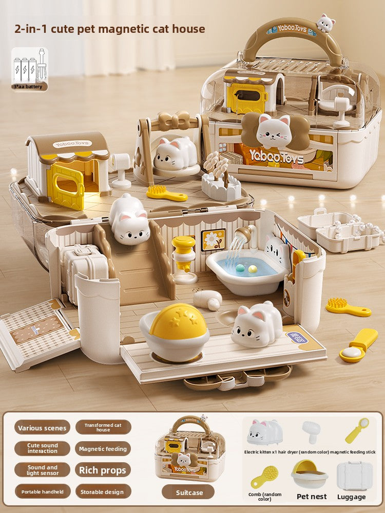 Kittens Pet House With Functioning Lights