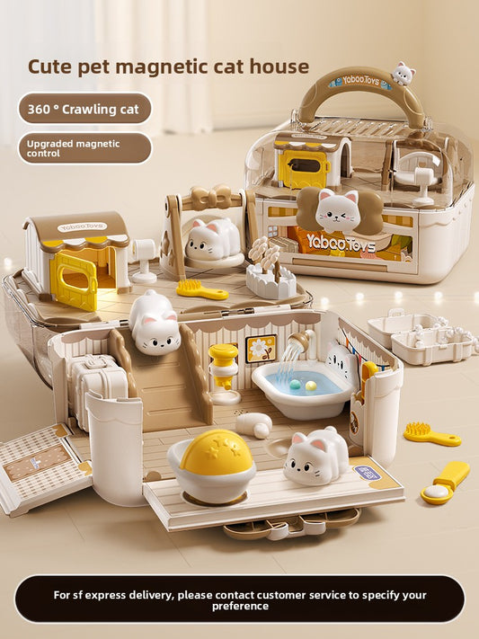 Kittens Pet House With Functioning Lights