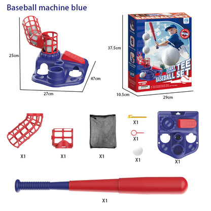 Children's Pedal Baseball Launcher Training Set