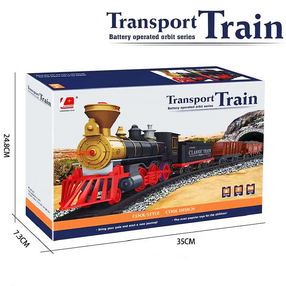 Electric Retro Track Train Toy