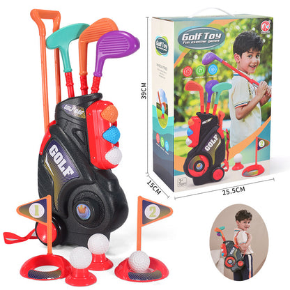 Children's Golf Toy Set with Portable Backpack