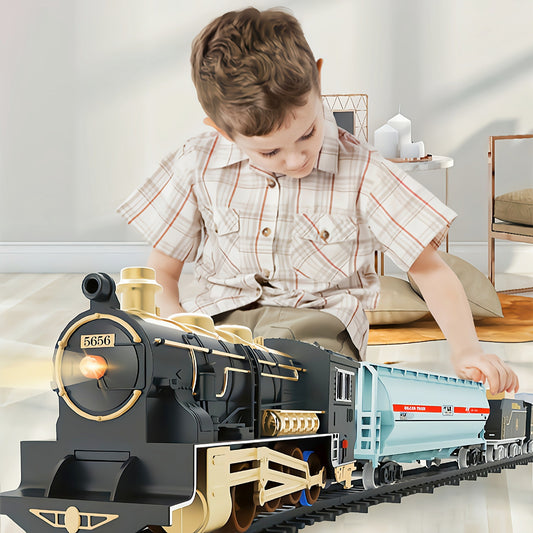 Electric Retro Track Train Toy