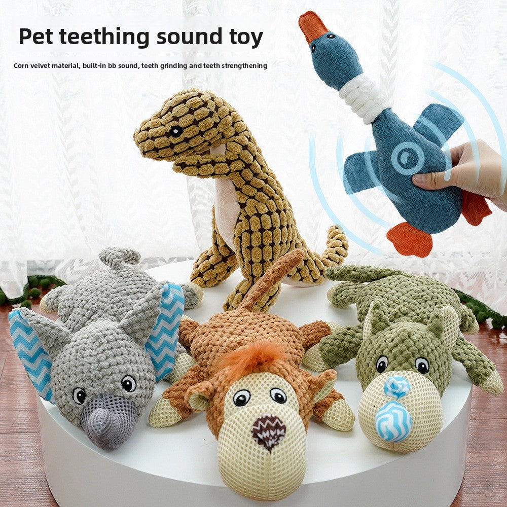 Pet Plush Squeaky Toy for Dogs and Cats